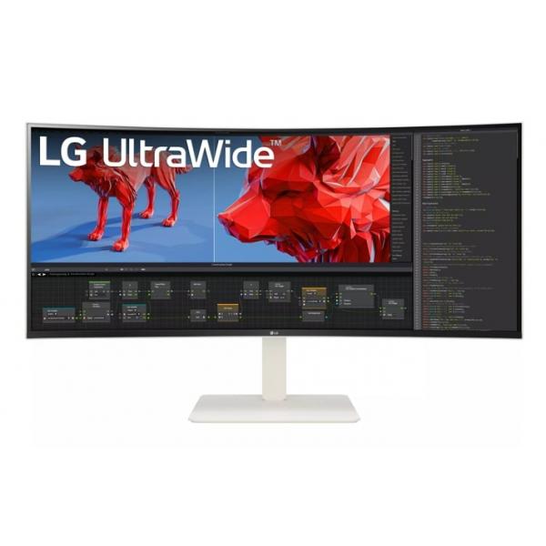 LG UltraWide 38WR85QC-W - Monitor LED - curvo - 96,5 cm (38")