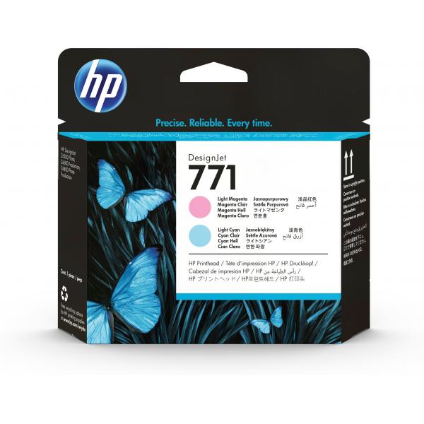 HP 771 - Magenta chiaro, ciano chiaro - testina di stampa