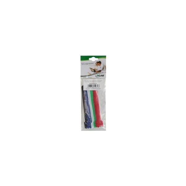 Fascette fermacavi InLine 12x240mm - chiusura in velcro - confezione da 10 - 5 colori diversi