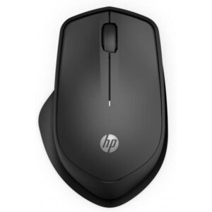 HP 285 Silent - mouse - ergonomico - ottico - wireless - 2,4 GHz - ricevitore wireless (USB)