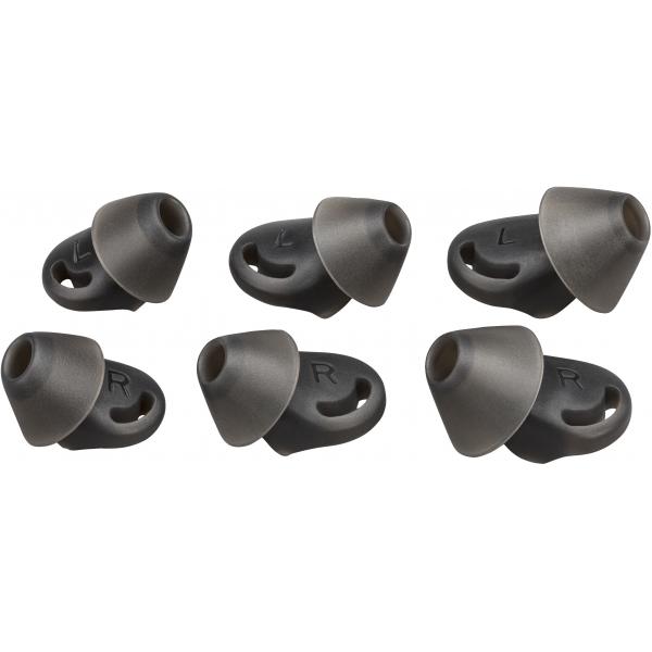 HP Poly - Tappi per le orecchie per cuffie Bluetooth - medi - Nero (confezione da 2)