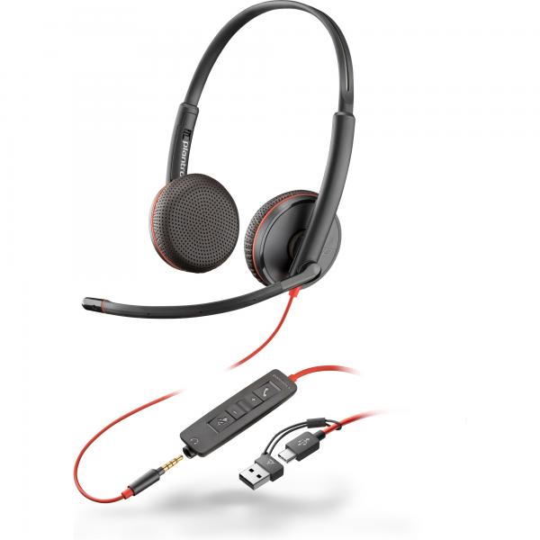 HP Poly Blackwire 3225 - Serie Blackwire 3200 - Cuffie