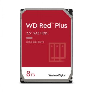 WD Red Plus WD80EFPX - disco rigido - 8 TB - interno - 3,5" (8,9 cm)