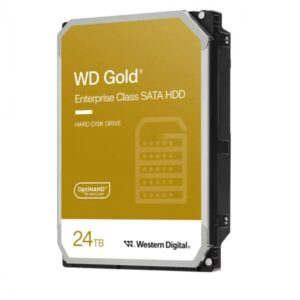WD Gold - Disco rigido - Enterprise - 24 TB - Interno - 3,5" (8,9 cm)