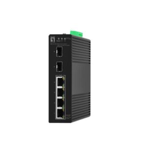 Switch LevelOne Hilbert Gigabit PoE Smart Lite a 6 porte, 4 uscite PoE, 2 x Gigabit SFP, 802.3at/af PoE, gestito, L2, Gigabit Ethernet (10/100/1000), Full Duplex, Power over Ethernet (PoE)