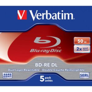 Verbatim 5 x BD-RE DL - 50 GB 2x - Custodia per gioielli (scatola)