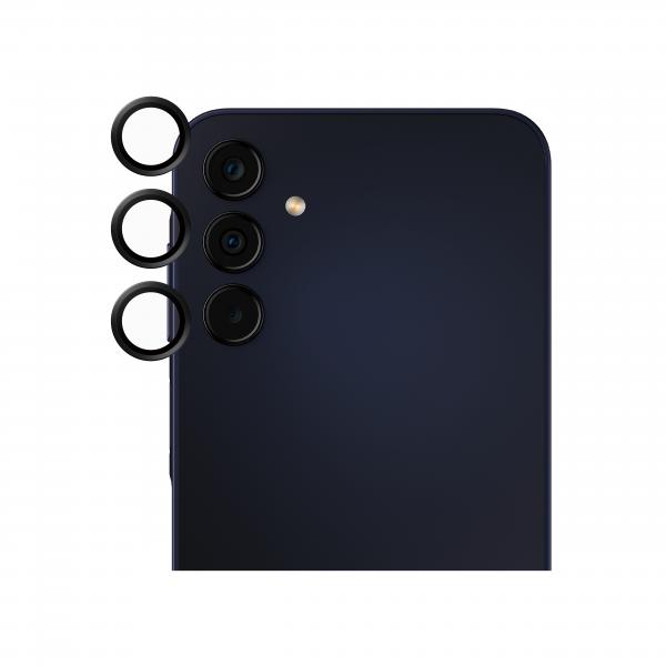 PanzerGlass SICURO. by ® Protezione fotocamera Samsung Galaxy A15 § A15 5G § Nero, Samsung, Samsung - Galaxy nuovo A14, Samsung - Galaxy nuovo A14 5G, Applicazione a secco, Resistente ai graffi, Resistente agli urti, Trasparente, 1 pezzo(i)