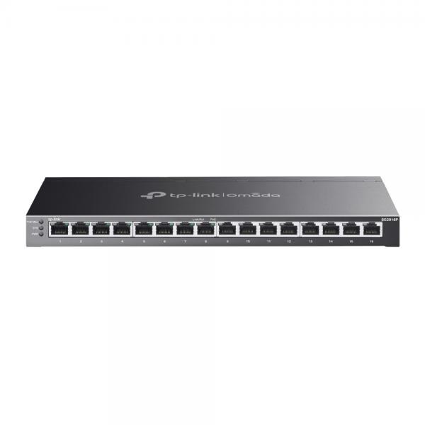 TP-LINK Omada SG2016P, Gestito, L2/L2+, Gigabit Ethernet (10/100/1000), Power over Ethernet (PoE), installazione in rack