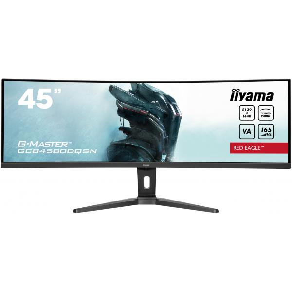 Iiyama G-MASTER Red Eagle GCB4580DQSN-B1 - Monitor LED - gaming - curvo - 114,3 cm (45")