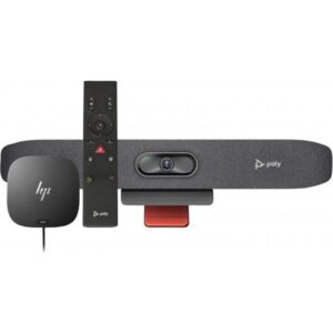 HP Poly Studio R30 - Barra video USB - Certificato per Microsoft Teams, certificato Zoom, certificato Google Meet