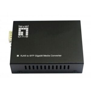 LevelOne Convertitore multimediale Gigabit da RJ45 a SFP, 802.3bt 60W PoE PSE, 1000Mbps, IEEE 802.3, IEEE 802.3ab, IEEE 802.3af, IEEE 802.3at, IEEE 802.3bt, IEEE 802.3u, IEEE 802.3x, IEEE..., Veloce Ethernet, Gigabit Ethernet, 10.100.1000 Mbps, 100BASE-TX, 1