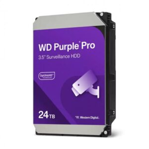 WD Purple Pro WD240PURP - Disco rigido - 24 TB - Videosorveglianza, Smart Video - Interno - 3,5" (8,9 cm)
