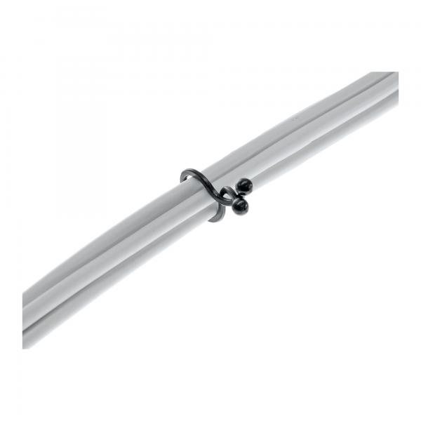 Fascette fermacavi InLine Twist 3,5-5 mm - nere - 10 pezzi