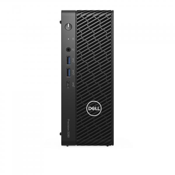 Dell Precision 3280 - CFF - 1 x Core i7 i7-14700 / 2.1 GHz - vPro Enterprise - RAM 16 GB - SSD 512 GB - NVMe, Classe 40 - T1000 - 1GbE - Win 11 Pro - Monitor: nessuno - Nero, nero (tastiera)