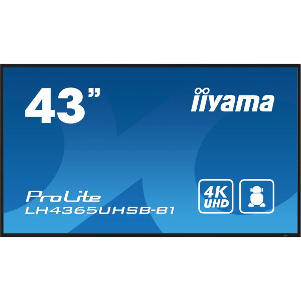 Iiyama ProLite LH4365UHSB-B1 - Classe diagonale 109 cm (43") (108 cm (42,5")