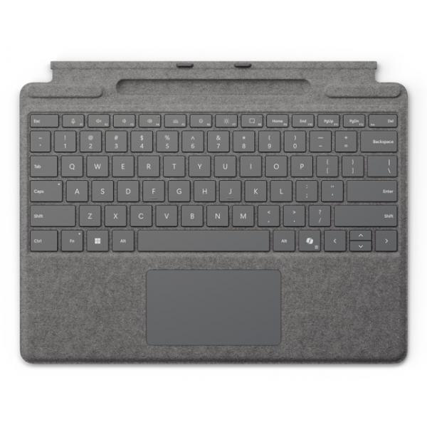 Tastiera Microsoft Surface Pro - tastiera - con trackpad, accelerometro, memoria Surface Slim Pen 2 e base di ricarica