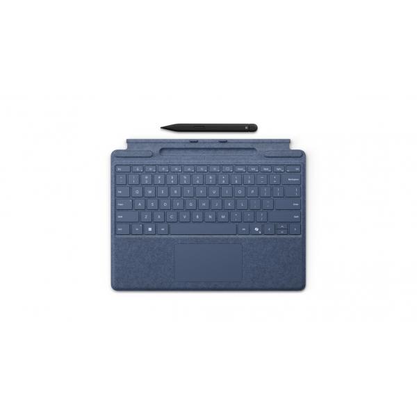 Tastiera Microsoft Surface Pro - tastiera - con trackpad, accelerometro, memoria Surface Slim Pen 2 e base di ricarica