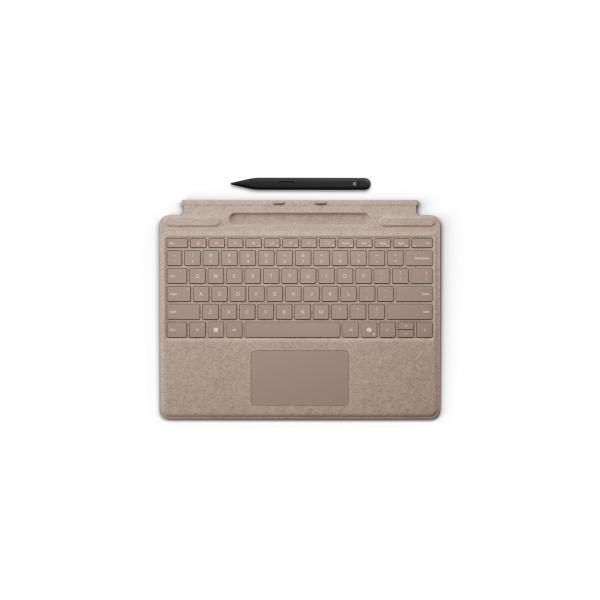 Tastiera Microsoft Surface Pro - tastiera - con trackpad, accelerometro, memoria Surface Slim Pen 2 e base di ricarica