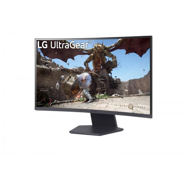LG UltraGear 27GS60QX-B - Monitor LED - gaming - curvo - 68,4 cm (27")