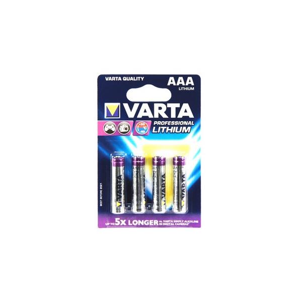 Varta Professional - Batteria 4 x AAA - Li