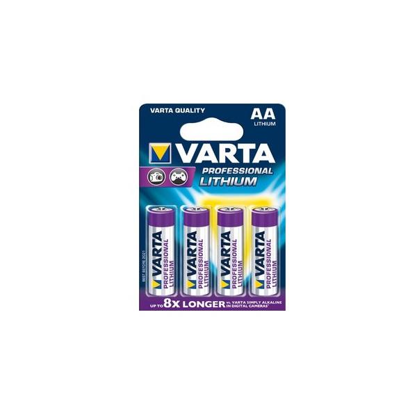 Varta Professional - Batteria 4 x tipo AA - Li