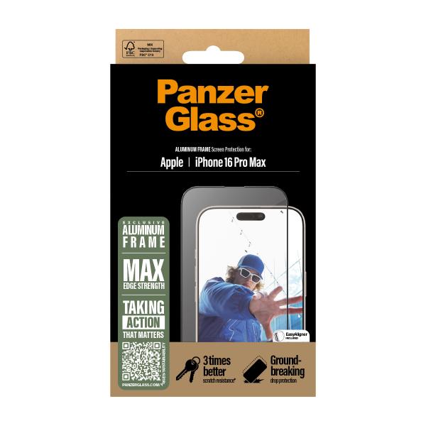 Proteggi schermo PanzerGlass per cellulare - vestibilità ultra ampia