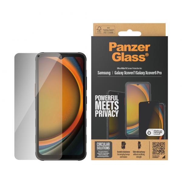 PanzerGlass Bildschirmschutz für Handy - ultrabreite Passform