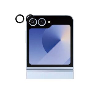 PanzerGlass SICURO. by ® Protezione fotocamera Nero Samsung Galaxy Z Flip6, Samsung, Samsung - Galaxy Z Flip6, Applicazione a secco, Resistente ai graffi, Resistente agli urti, Trasparente, 1 pezzo(i)