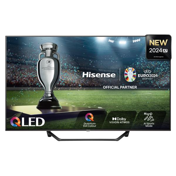 Hisense 50A7NQ, 127 cm (50"), 3840 x 2160 Pixel, QLED, Smart TV, WLAN, Grigio