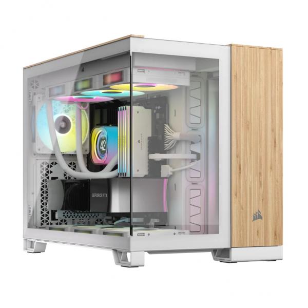 Corsair 2500X - Mid tower - micro ATX - pannello laterale con finestra (vetro temperato)