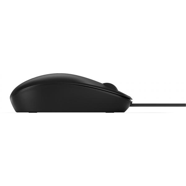 HP 125 - Mouse - cablato - USB - Nero
