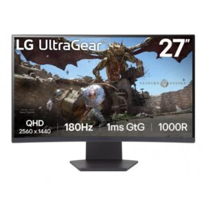 LG UltraGear 27GS60QX-B - Monitor LED - gaming - curvo - 68,4 cm (27")