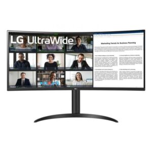 LG UltraWide 34WR55QK-B - Monitor LED - curvo - 86,42 cm (34")