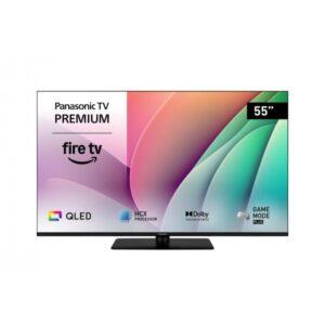 Panasonic TV-55W80AEZ, 139,7 cm (55"), 3840 x 2160 Pixel, QLED, Smart-TV, WLAN, Schwarz