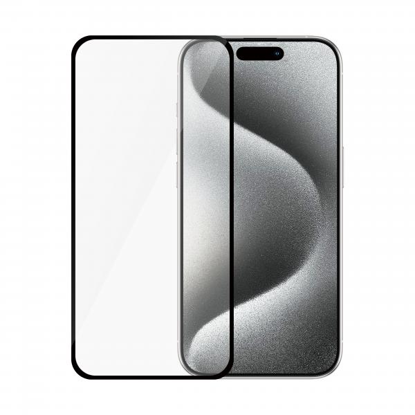 PanzerGlass SAFE. by PanzerGlass - Bildschirmschutz für Handy - ultrabreite Passform - Glas - 6.1" - Rahmenfarbe schwarz (Packung mit 50)