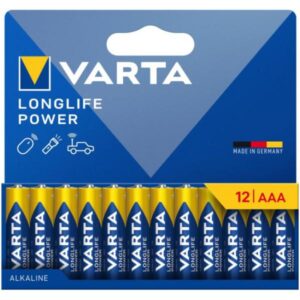 Varta 04903, batteria usa e getta, AAA, alcalina, 1,5 V, 12 pezzi, 44,5 mm