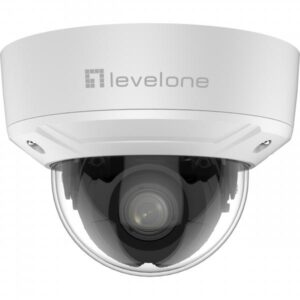 LevelOne GEMINI Zoom IP-Kamera, 2 MP, 4x Zoom, H.265, Innen-/Außenbereich, IP-Sicherheitskamera, Innen & Außen, Kabelgebunden, 120 dB, Zimmerdecke, Weiß