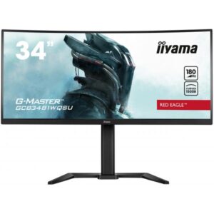 Iiyama G-MASTER Red Eagle GCB3481WQSU-B1 - Monitor LED - gaming - curvo - 86,4 cm (34")
