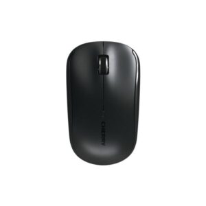 Cherry MW 2200 - mouse - ergonomico - per destrimani e mancini - ottico - 3 pulsanti - wireless - 2,4 GHz - ricevitore wireless (USB)