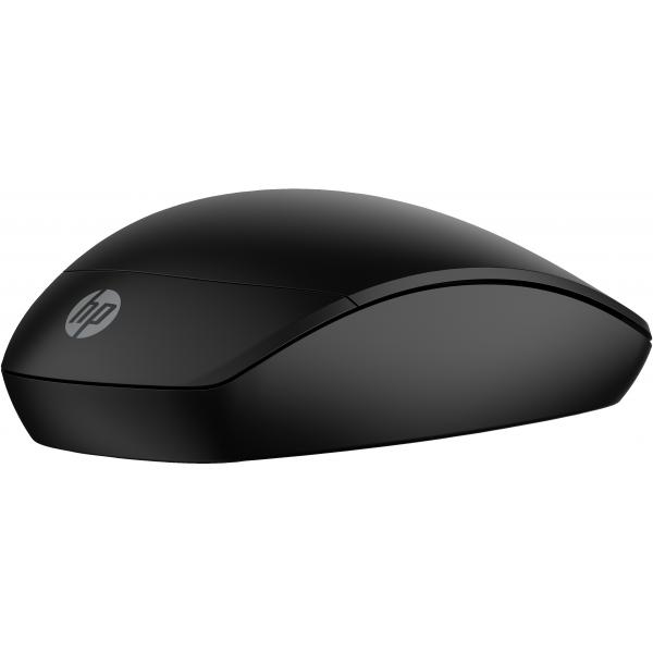 HP 235 Slim - Mouse - ottico - 3 pulsanti - wireless - 2,4 GHz - ricevitore wireless (USB)