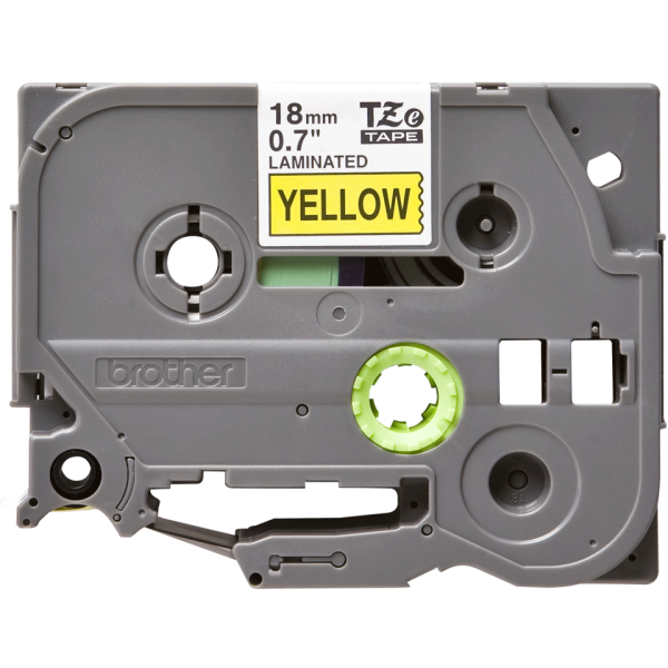 Brother TZe-641 - Adesivo standard - Nero su giallo - Rotolo (1,8 cm x 8 m)