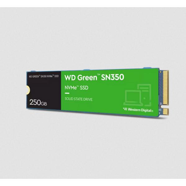 WD Green SN350 NVMe SSD WDS250G2G0C-00CDH0 - SSD - 250 GB - interno - M.2 2280 - PCIe 3.0 x4 (NVMe)