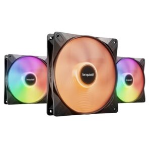 Silenzio! Light Wings LX - Ventola per case - PWM - 140 mm - Nero (confezione da 3)
