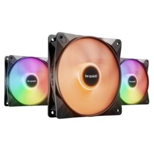 Silenzio! Light Wings LX - Ventola per case - PWM - 120 mm - Nero (confezione da 3)