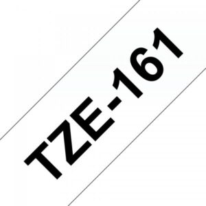 Brother TZe-161 - Nero su trasparente - Rotolo (3,56 cm x 8 m)