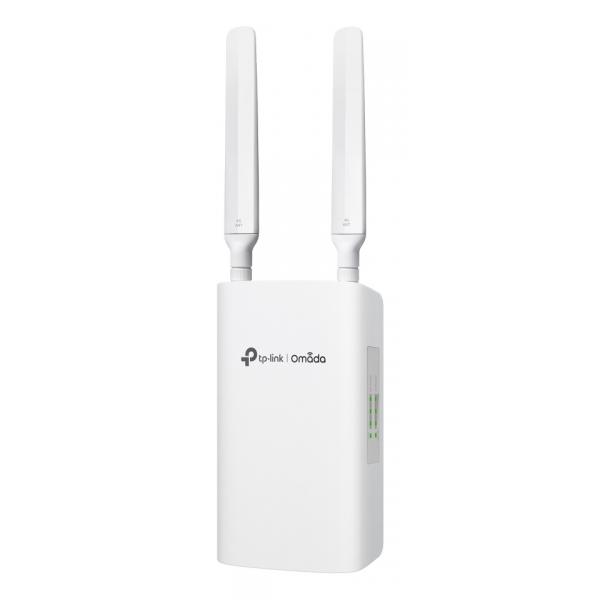 TP-LINK Omada ER703WP-4G-Outdoor, Weiß, Wandmontage, Status, Extern, 4 dBi, 512 MB