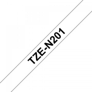 Brother TZe-N201 - Nero su bianco - Rotolo (3,56 cm x 8 m)