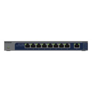 Netgear GS108MX - Switch - non gestito - 8 x 10/100/1000 + 1 x 10 Gb Ethernet SFP+ (Uplink)