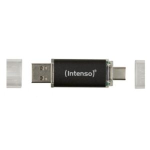 Intenso Twist Line, 256 GB, USB Type-A / USB Type-C, 3.2 Gen 1 (3.1 Gen 1), Kappe, 9 g, Anthrazit