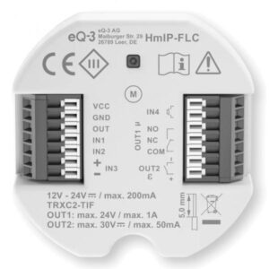 eQ-3 AG Homematic IP HmIP-FLC, Fernbedienung, Weiß, IP20, -5 - 40 °C, 52 mm, 15 mm